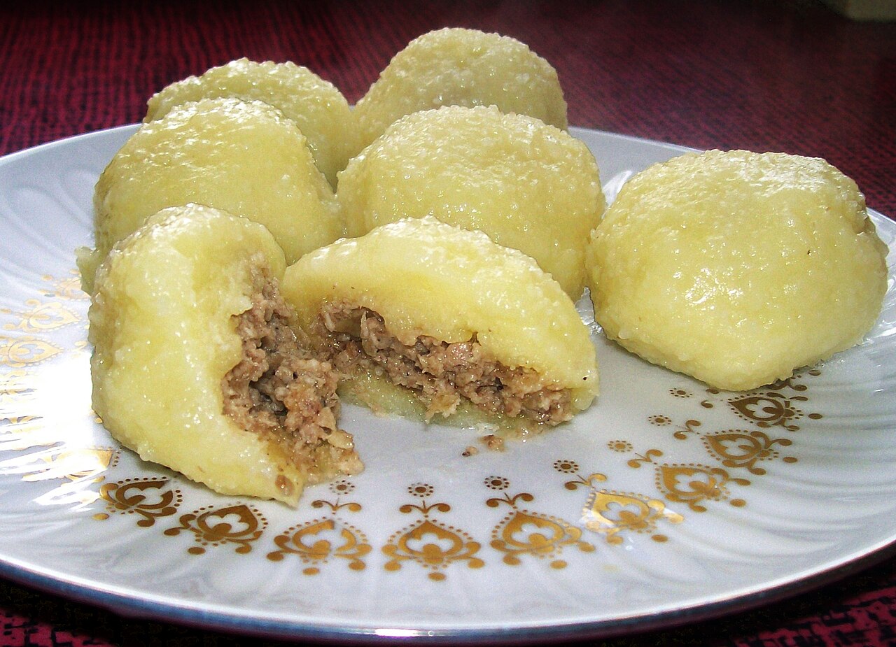 Пызы картофельные с мясом по-польски (Pyzy z mięsem)