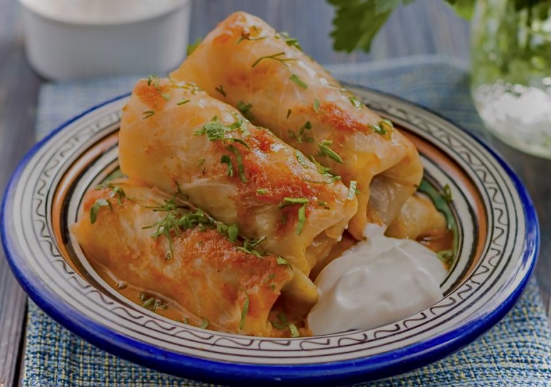 Украинские голубцы с мясом и рисом